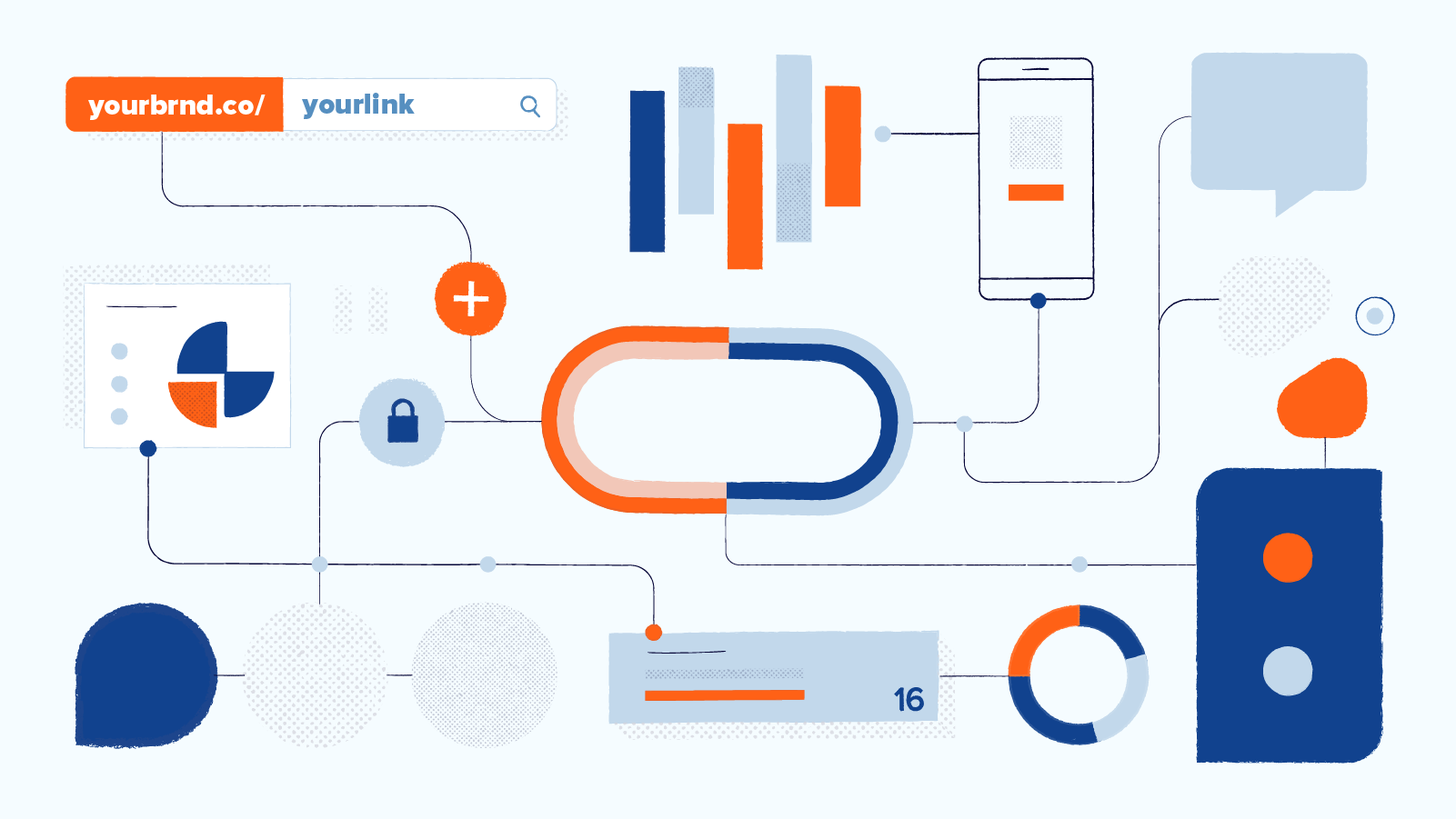 Link management flow chart illustrated